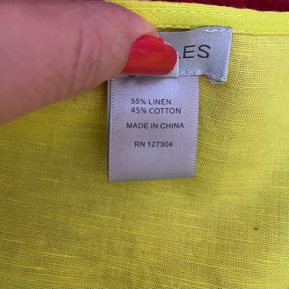 Multiples Linen/Cotton Women’s, blouse top, size L - Picture 12 of 14